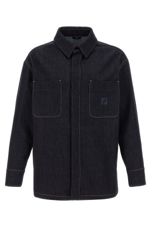 Saddlery Jacket Blue FENDI FW1321AUAGF1RXI Saddlery Jacket Blue FENDI FW1321AUAGF1RXI