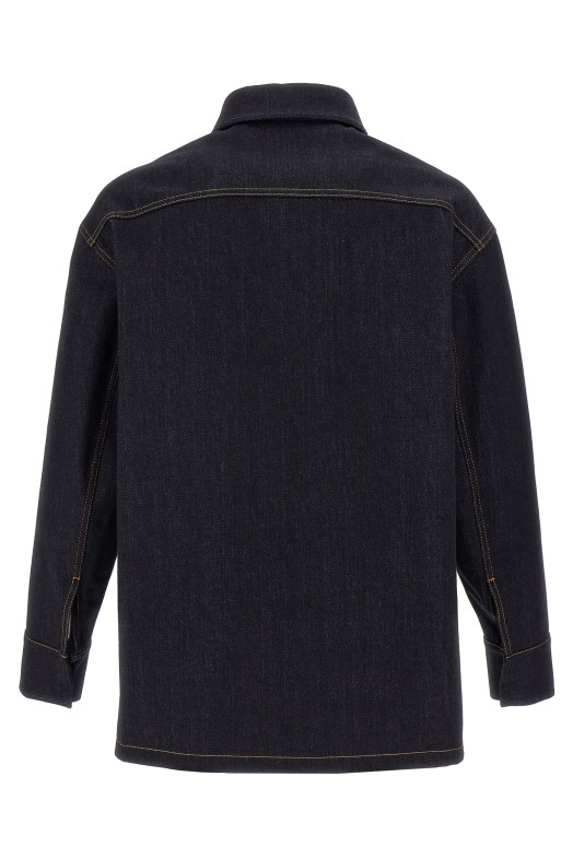 Куртка для сідлання синя FENDI FW1321AUAGF1RXI Куртка для сідлання синя FENDI FW1321AUAGF1RXI