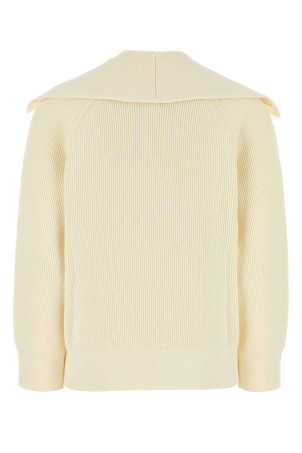 Кардиган з еластичної бавовняної суміші кремового кольору BOTTEGA VENETA (829580V59X0) Кардиган з еластичної бавовняної суміші кремового кольору BOTTEGA VENETA (829580V59X0)