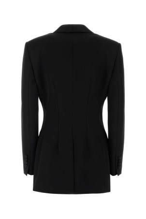 Black stretch wool blend blazer Black DOLCE & GABBANA (F2964TFU21E) Black stretch wool blend blazer Black DOLCE & GABBANA (F2964TFU21E)