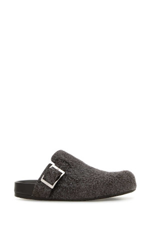 Мюфтки из замши цвета грязи с пряжкой LOEWE (M816V29X12) Мюфтки из замши цвета грязи с пряжкой LOEWE (M816V29X12)