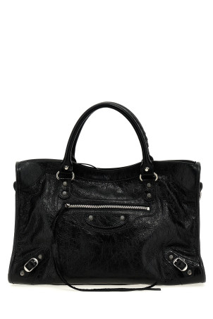 Le CityBALENCIAGA ' середня сумочка чорна 8230582AA9S1000 Le CityBALENCIAGA ' середня сумочка чорна 8230582AA9S1000