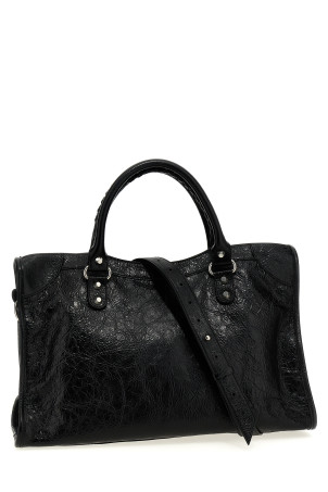 Le CityBALENCIAGA ' середня сумочка чорна 8230582AA9S1000 Le CityBALENCIAGA ' середня сумочка чорна 8230582AA9S1000