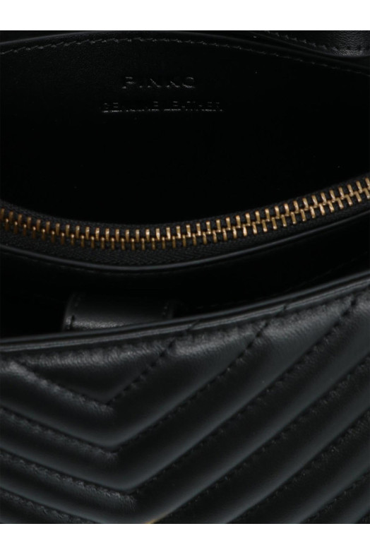 Hand Bag 'Big Lady Love Bag Puff Chevron' Black Hand Bag 'Big Lady Love Bag Puff Chevron' Black