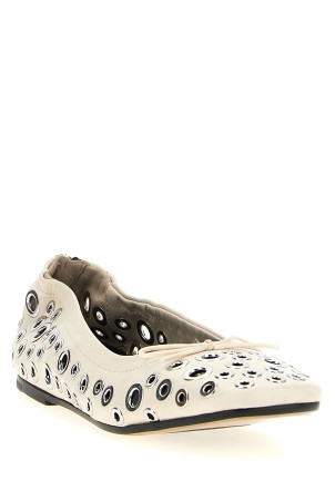 'Amy' ballet flats White