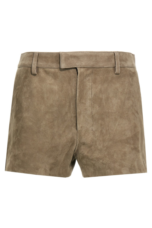 Suede shorts Gray Suede shorts Gray
