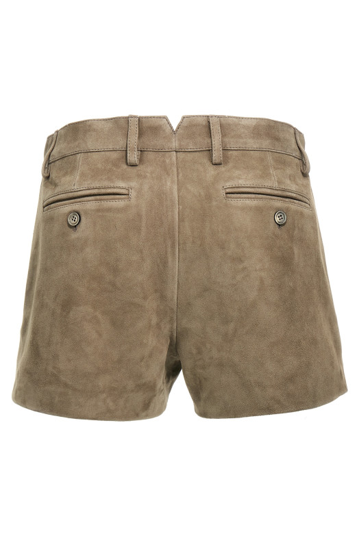 Suede shorts Gray Suede shorts Gray
