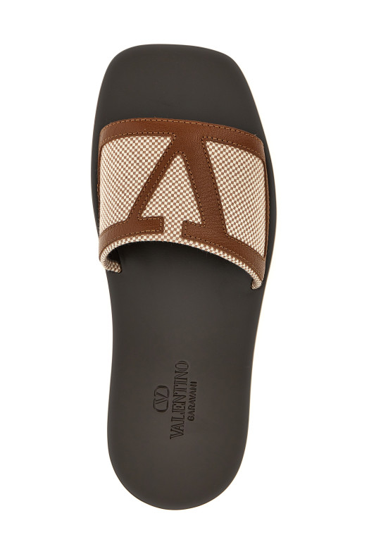 Слайси Valentino Garavani 'VLogo Signature' Коричневі Y2S0J72JHBZS5 Слайси Valentino Garavani 'VLogo Signature' Коричневі Y2S0J72JHBZS5