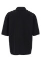 V-neck polo shirt Black