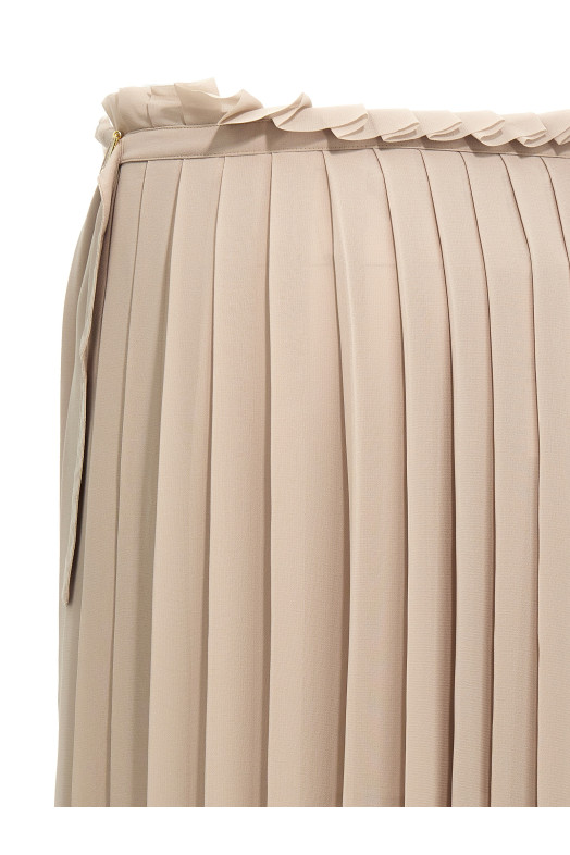 Спідниця плісе Бежева FSK353PL00270952 Спідниця плісе Бежева FSK353PL00270952