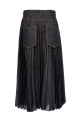 Плісирована спідниця Синя SACAI 2507718499