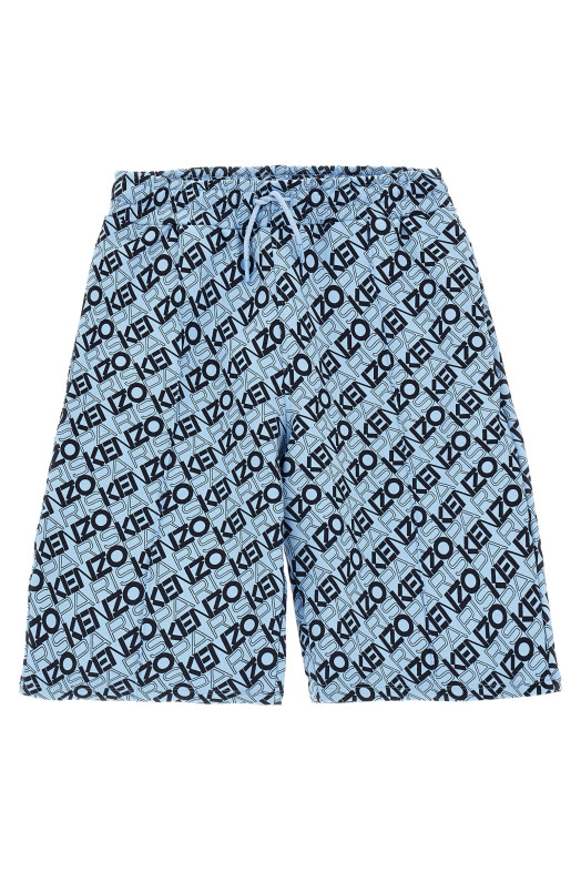 Шорты-бермуды с логотипом СИНИЙ KENZO JUNIOR K61119BLUCIELO Шорты-бермуды с логотипом СИНИЙ KENZO JUNIOR K61119BLUCIELO