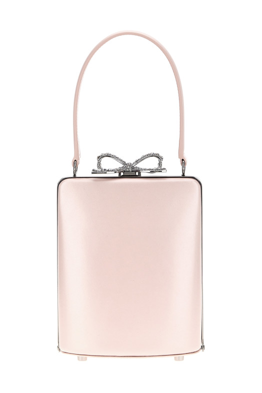'Pink Leather Mini Bow' handbag Pink 'Pink Leather Mini Bow' handbag Pink