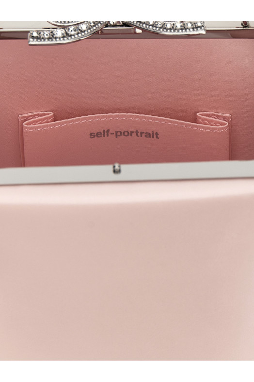 'Pink Leather Mini Bow' handbag Pink 'Pink Leather Mini Bow' handbag Pink