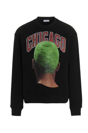 Світшот IH NOM UH NIT 'Chicago Player Green' Чорний NUS22262009