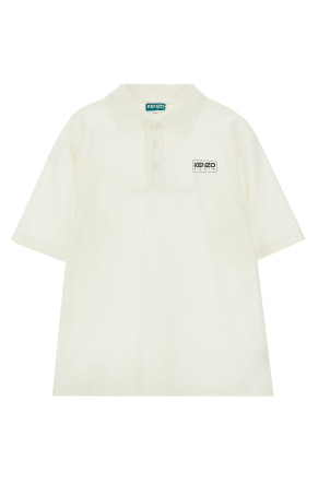Поло з логотипом Білий KENZO JUNIOR K61105BIANCOSPORCO Поло з логотипом Білий KENZO JUNIOR K61105BIANCOSPORCO