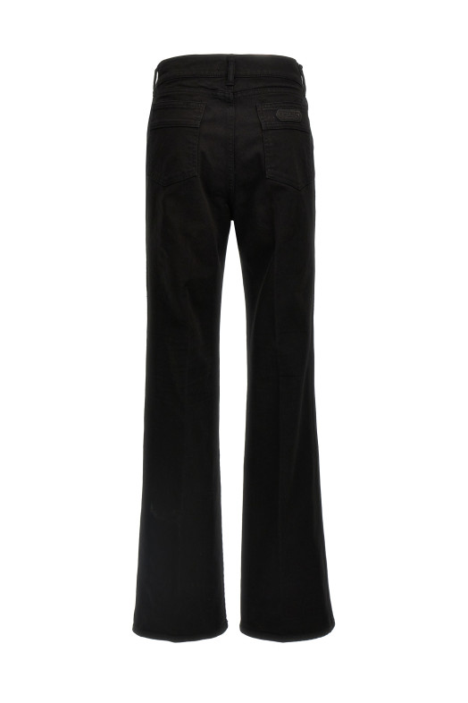 'Stretch Twill Denim Wide Flare' jeans Black 'Stretch Twill Denim Wide Flare' jeans Black