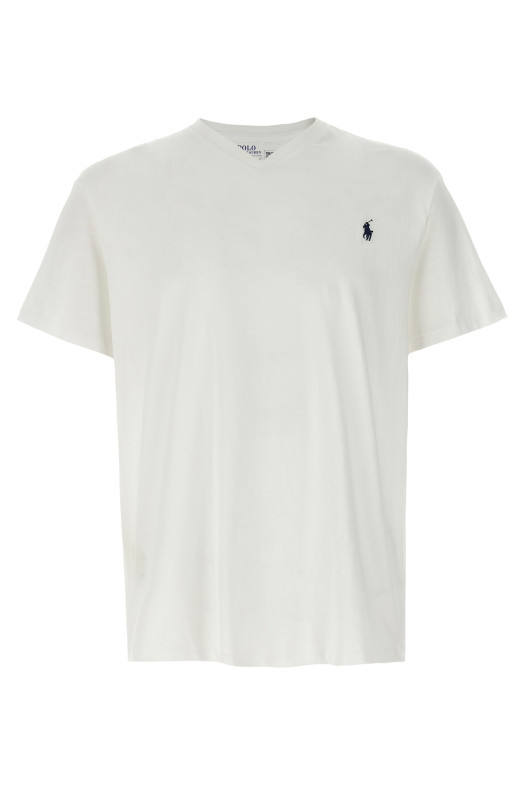 Футболка с вышивкой логотипа Белый POLO RALPH LAUREN 710708261005 Футболка с вышивкой логотипа Белый POLO RALPH LAUREN 710708261005