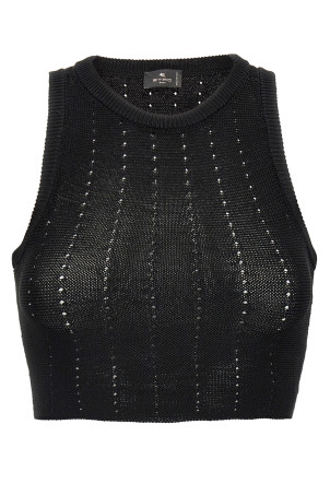 Crop top Black Crop top Black