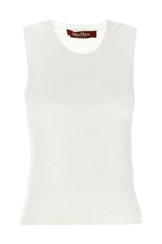MAX MARA STUDIO 'Pedone' top White 2516361072600001 MAX MARA STUDIO 'Pedone' top White 2516361072600001