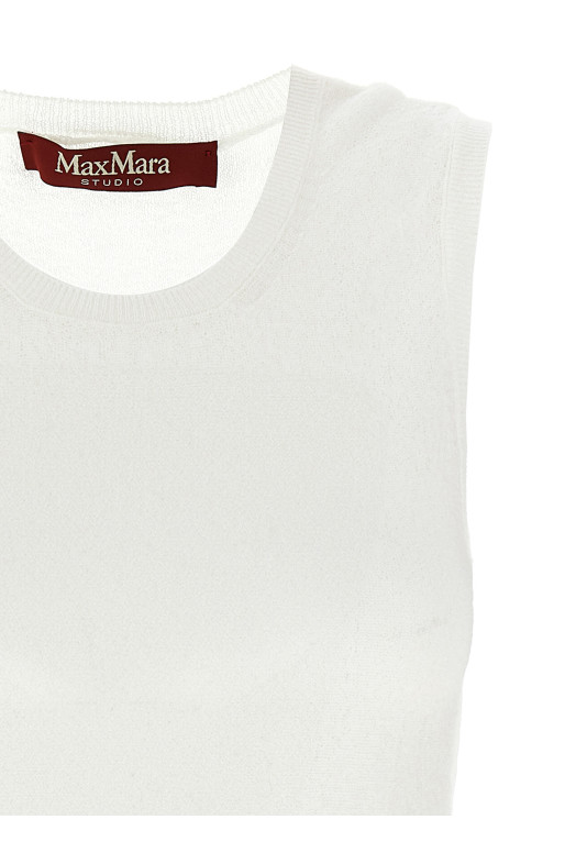 MAX MARA STUDIO 'Pedone' top White 2516361072600001 MAX MARA STUDIO 'Pedone' top White 2516361072600001