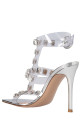 Сандалі Glass Silver GIANVITO ROSSI (G3224515RICGMETRASPSILVER)