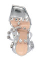 Сандалі Glass Silver GIANVITO ROSSI (G3224515RICGMETRASPSILVER)