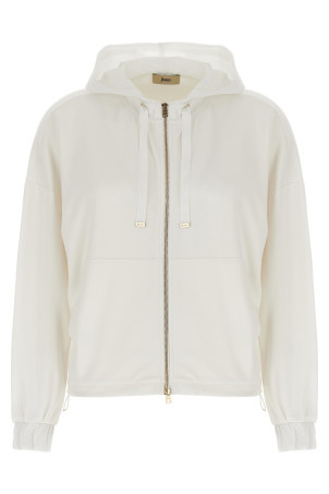 Технічний худі Білий HERNO JC000068D500801000 Технічний худі Білий HERNO JC000068D500801000