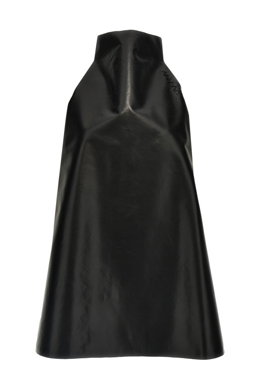 Two-tone trapeze dress Multicolor