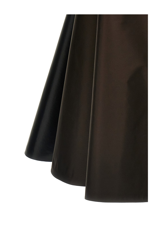 Two-tone trapeze dress Multicolor