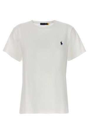 Футболка з вишивкою логотипу Біла POLO RALPH LAUREN 211898698005 Футболка з вишивкою логотипу Біла POLO RALPH LAUREN 211898698005