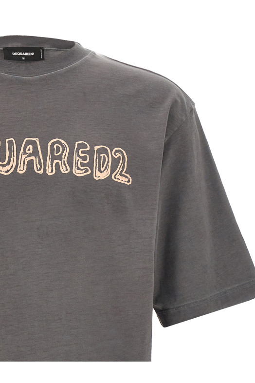 Футболка DSQUARED2 'Best Fade' Сіра S71GD1554D20035814 Футболка DSQUARED2 'Best Fade' Сіра S71GD1554D20035814
