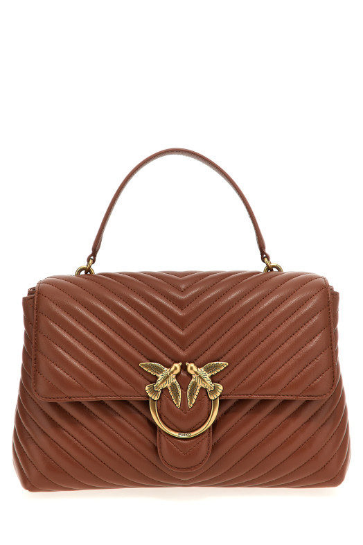 'Big Lady Love Bag Puff Chevron' handbag Brown 'Big Lady Love Bag Puff Chevron' handbag Brown