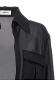Рубашка «Жоржет» Черная MONOT (SS23208BLACK)