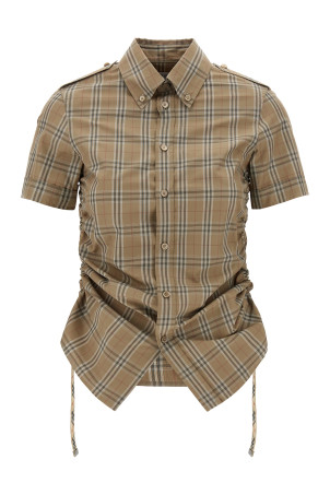 Сорочка в клітинку Різнобарвна BURBERRY 8107968NUTIPCHECK Сорочка в клітинку Різнобарвна BURBERRY 8107968NUTIPCHECK
