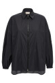 Ruffled windbreaker Black Ruffled windbreaker Black