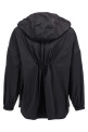 Ruffled windbreaker Black Ruffled windbreaker Black