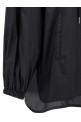 Ruffled windbreaker Black Ruffled windbreaker Black