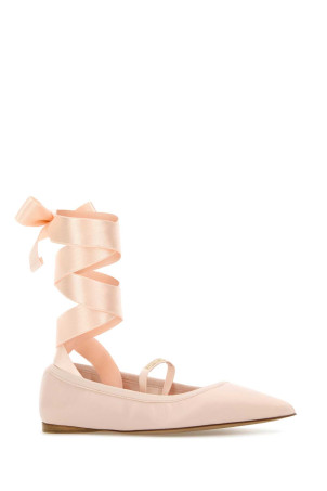 Pastel pink leather Carice ballerinas SALVATORE FERRAGAMO (01K219782675) Pastel pink leather Carice ballerinas SALVATORE FERRAGAMO (01K219782675)
