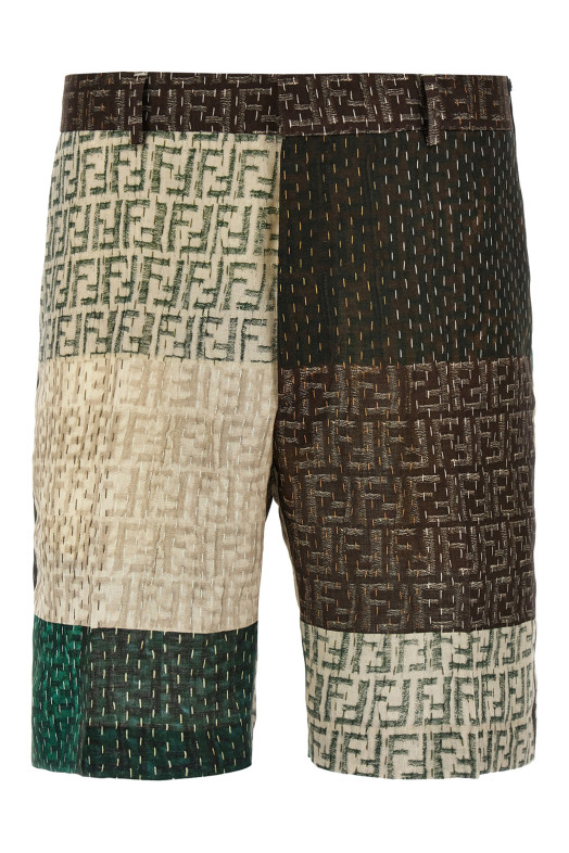 Patchwork bermuda shorts Multicolor Patchwork bermuda shorts Multicolor