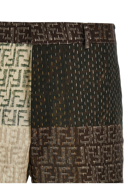 Patchwork bermuda shorts Multicolor Patchwork bermuda shorts Multicolor