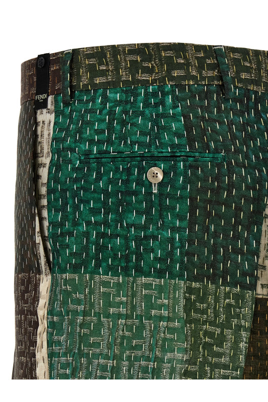 Patchwork bermuda shorts Multicolor Patchwork bermuda shorts Multicolor