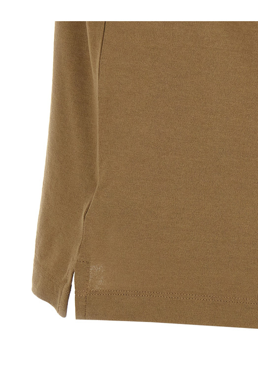 Футболка ZANONE 'Ice cotton' коричневая 815194ZG380Z1904 Футболка ZANONE 'Ice cotton' коричневая 815194ZG380Z1904