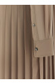 Платье AMI PARIS 'Pleated Midi' бежевого цвета FDR262PL00270952 Платье AMI PARIS 'Pleated Midi' бежевого цвета FDR262PL00270952