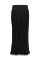 Ribbed skirt Black