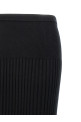 Ribbed skirt Black