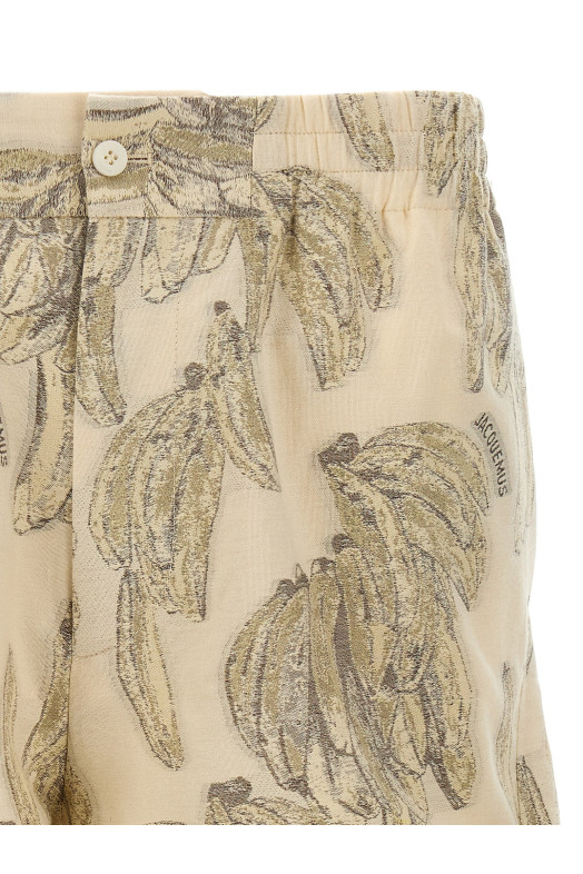 Шорты-бермуды JACQUEMUS 'Le Short Aloe' Бежевый 25E255PA13817481IE Шорты-бермуды JACQUEMUS 'Le Short Aloe' Бежевый 25E255PA13817481IE