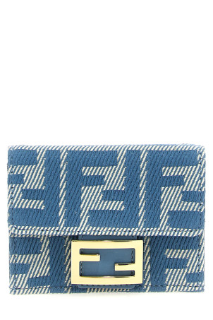 'Micro Trifold Baguette' wallet BLUE 'Micro Trifold Baguette' wallet BLUE
