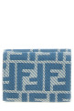 Гаманець FENDI 'Micro Trifold Baguette' СИНІЙ 8M0395AUNJF1SKL Гаманець FENDI 'Micro Trifold Baguette' СИНІЙ 8M0395AUNJF1SKL