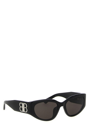 'Bossy Round AF' Sunglasses Black 'Bossy Round AF' Sunglasses Black